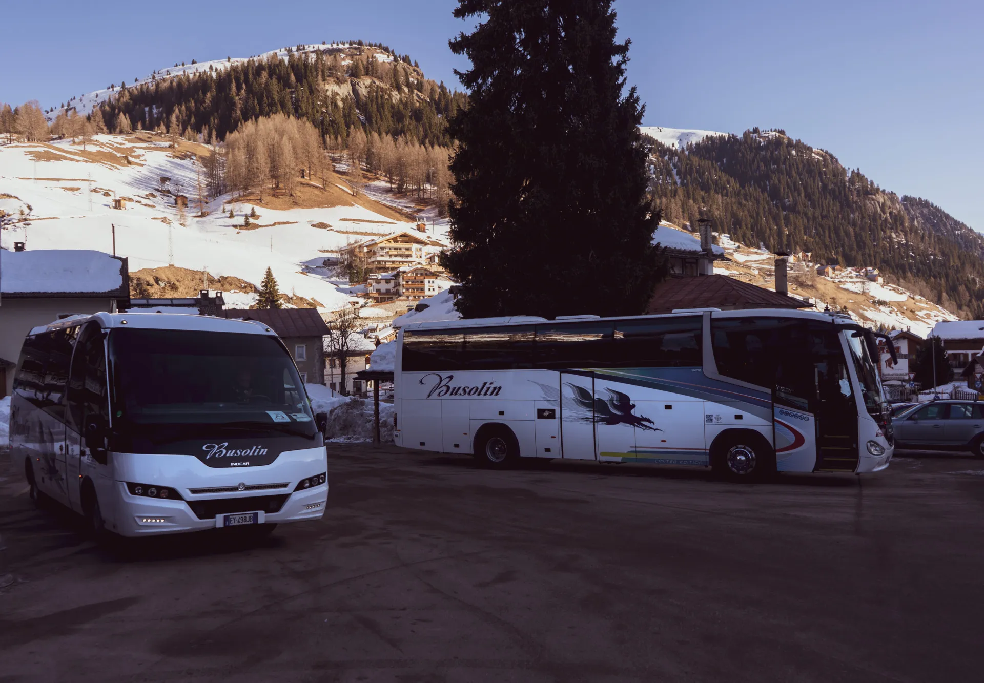 Autobus Busolin in montagna